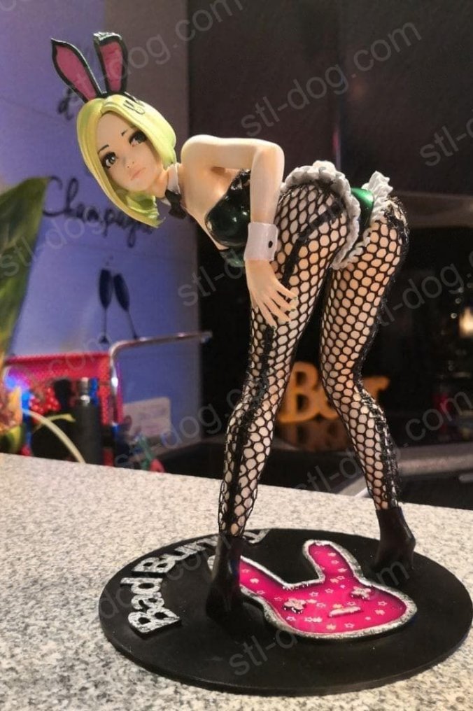 兔女郎(Bunny Girl) 3D打印图纸